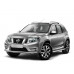 Защита порогов с алюминиевой площадкой (НПС) Nissan Terrano 2014 -