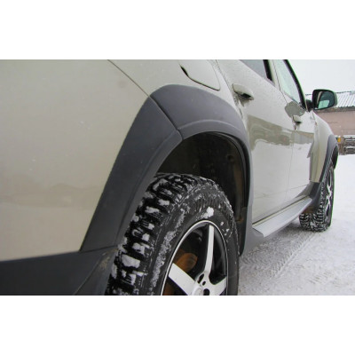 Накладка на колесные арки Рено Дастер | Renault Duster АртФорм с 2011 - 2015 г.в.