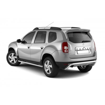 Спойлер "Чистое стекло" крашен (ABS) RENAULT DUSTER 2012 - 2020