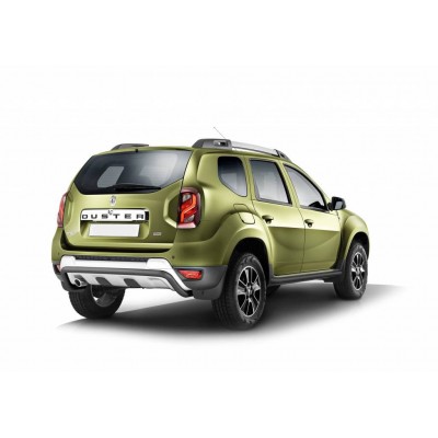 Защита порогов с алюм. площадкой 51мм «Эстонец» (ППК) Renault Duster 2016 - 2020
